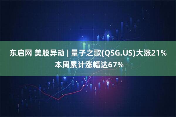 东启网 美股异动 | 量子之歌(QSG.US)大涨21% 本周累计涨幅达67%